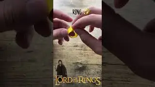 EASY PAPER RING ORIGAMI TUTORIAL | DIY LORD OF THE RINGS ORIGAMI CRAFT HOBBIT COSPLAY FOLDING ART