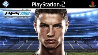Pro Evolution Soccer 2008 PS2 - Gameplay on PCSX2 1.7.0 [No Commentary]
