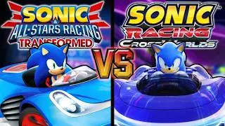 Sonic & All Stars Racing Transformed Vs. Sonic Racing CrossWorlds | Which Is The BETTER GAME?