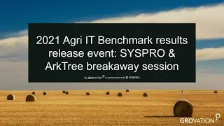 SYSPRO & ARKTREE breakaway session | The evolution of automation