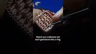 ✨ Witness the Art of Precision Gemstone Setting✨