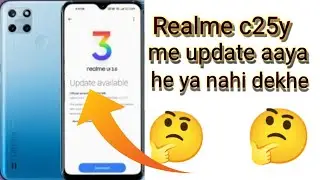 realme c25y mein update  lagaen aaya hai ya nahin || 2022 || how to the update 🤔🤔