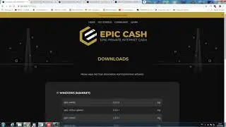 EPIC CASH Форк Grin Майнинг Не проспи
