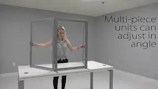 Countertop Shield w/Heavy Duty Metal Frame Video