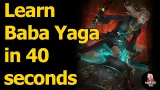 HOW TO PLAY BABA YAGA IN 40 SECONDS - Quick Smite God Guide