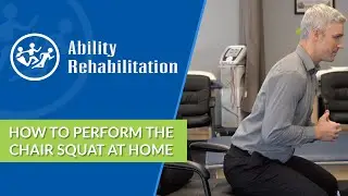 Squatting Using a Chair | Work-From-Home Exercises