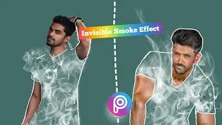 Invisible Smoke Body Editing | Picsart Smoke Editing | Picsart Tutorial /#techtokofficial