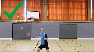 Häufige Fehler im Badminton Teil 1