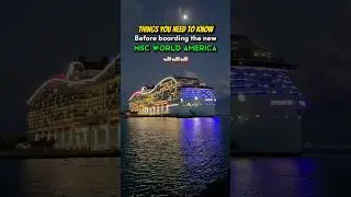 Tips for Traveling on the MSC World America 🚢😍 #mscworldamerica #cruise #travel