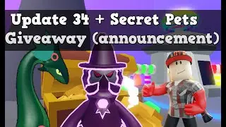 Clicker Simulator - Update 34 + Secret Pets Giveaway (announcement)