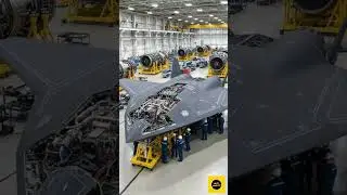 B21 Raider Assembly #b21 #militaryaircraft #usmilitary #stealthbomber #stealthaircraft