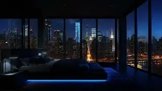 Healing Rain Over Skyscrapers &ndash; A Peaceful Urban Escape