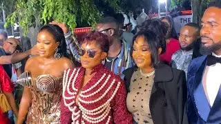 GRAND ARRIVAL OF MERCY AIGBE & CASTS OF THIN LINE AT THE MOVIE PREMIERE