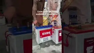 Exide 2500AH Three Tubular Battery Plate Fire Test 🔥 Real Power Check #electrical #dc #battery