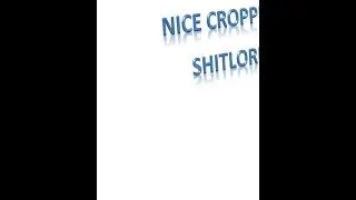 nice crop shitlord