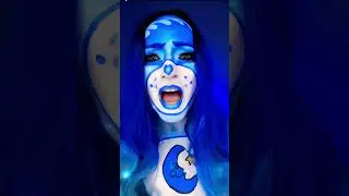 Bedtime Care Bear makeup #shorts