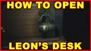 Resident Evil 2: How to Open Leon's Desk (Police Station) 2019