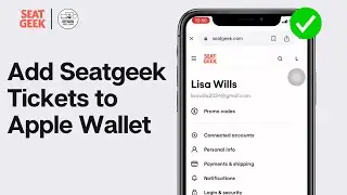 Как добавить билеты Seatgeek в Apple Wallet в 2024 году! (Полное руководство)