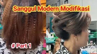 Sanggul Modern Modifikasi@agustinasembiringMUA.Hairdo