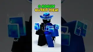 0 Robux Outfit Idea! Free Blue Avatar Items & Faceless! #roblox #shorts