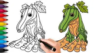 COMO DIBUJAR a TRIC TRAC BARABUM | Italian Brainrot Animals - f&aacute;cil y r&aacute;pido dibujo