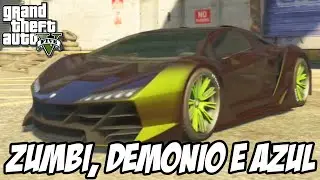 GTA V - Zumbi, Demônio Vermelho e Azul Dark Pinturas Diferenciadas