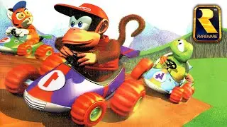 Diddy Kong Racing &ndash; Pirate Lagoon | 1 Hour Remake Loop | n64 Slowed