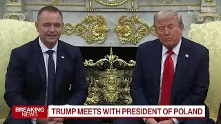 Trump Meets with Poland's Nawrocki (Full Q&A)