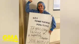Hospital staff writes inspiring messages of hope for COVID-19 patients l GMA Digital