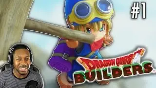 Dragon Quest Builders : Playthrough Chapter 1 - Character Creation + Building A Base W/ Pippa Part 1