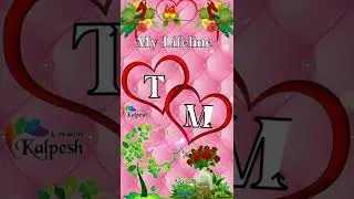 T M letter name Status ❤️ Trending Name Art Video 📸 WhatsApp status (2022)