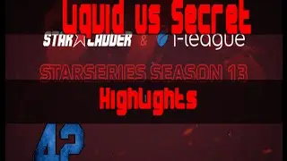 Liquid vs Secret Highlights Starladder I league Dota2