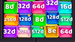 Jelly Cubes vs Cube Surfer - All Level Satisfying Math Game (NOOB vs PRO vs HACKER)