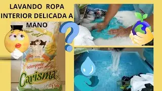 Jabón Carisma  en polvo? 🤔 Lavando a mano ropita interior delicada y Suéteres