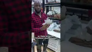 Demystifying the mystery and beauty of Himalayan quartz crystal 🥶💎🧊 #shorts