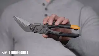 ToughBuilt - Offset Long Cut Aviation Snips