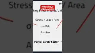 difference between working stress method and limit state method