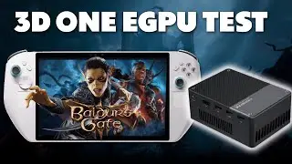 ABXYLUTE 4080m EGPU Baldur's Gate 3 performance test 3D and 2D.