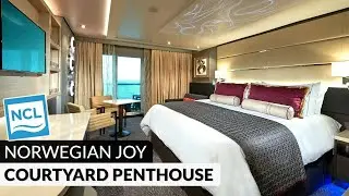 Norwegian Joy | The Haven Courtyard Penthouse with Balcony Tour & Review 4K | Category HE