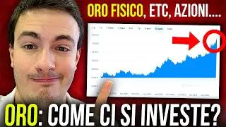 L&rsquo;ORO &egrave; ai MASSIMI (88 &euro;/grammo): COME si INVESTE in ORO spiegato in MANIERA SEMPLICE!