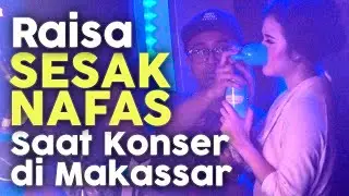Raisa Sesak Nafas Saat Konser - Hirup Tabung Oksigen saat perform di Makassar