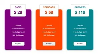 Responsive Pricing Card With HTML & CSS | Hindi Tutorial