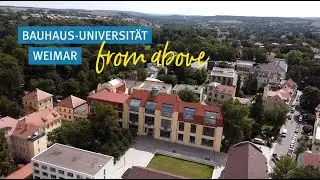 Bauhaus-Universit&auml;t Weimar from above