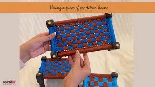 Mini Wooden Charpai Showpiece | Traditional Handcrafted Cot Decor | Charpai for Ladoo Gopal