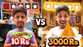 RS 10 Dosa vs RS 3000 Dosa 🤯 - CHEAPEST vs EXPENSIVE DOSA In Chennai 🔥