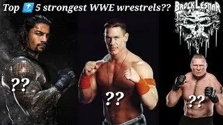 Top 🔝 5 strongest WWE wrestrels #ytshorts #bestshorts #top5shorts #viralshort #wweshorts #shorts