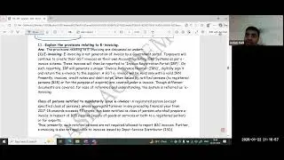 Invoice Revision