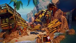[Thunder Cloud Studio] Game environment design - Ship wreck