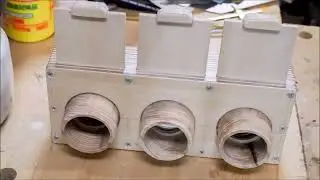 3 way blast gate for dust collection system in a small workshop