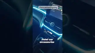 car ambient lighting like BMW #caraccessories #video #youtube #shorts #suzuki#vitara#oproad#vadodara